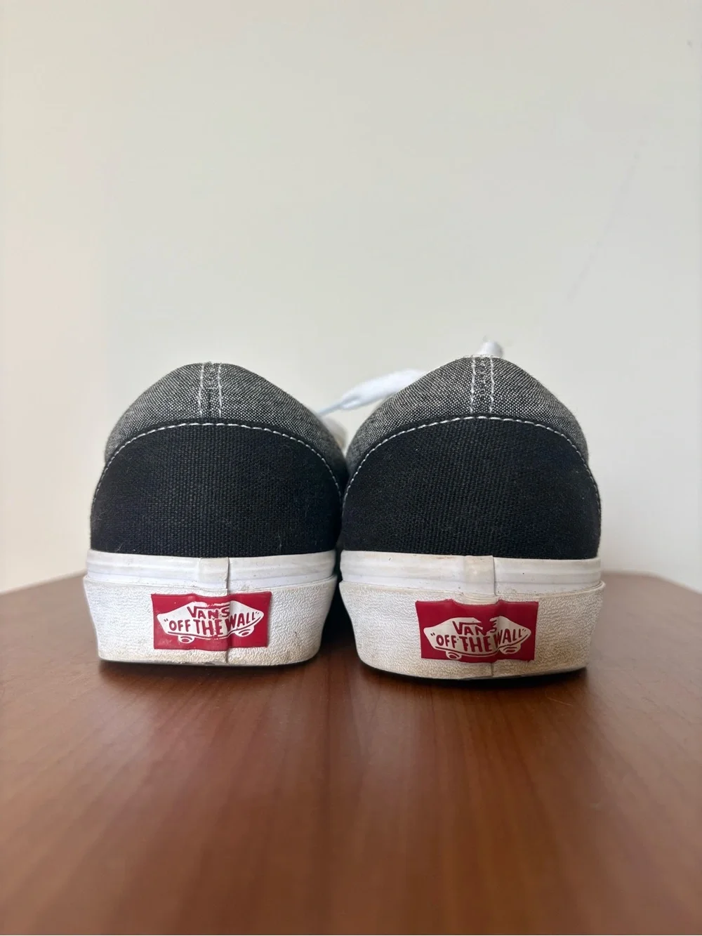 Vans Era Chambray Black and Grey Sneakers US Women's shoe size 8.5